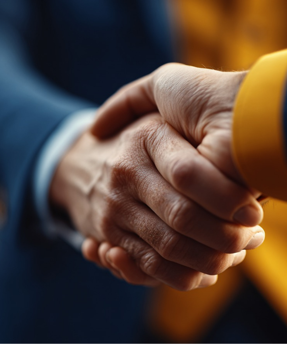 Khan Law lawyer meeting with a client